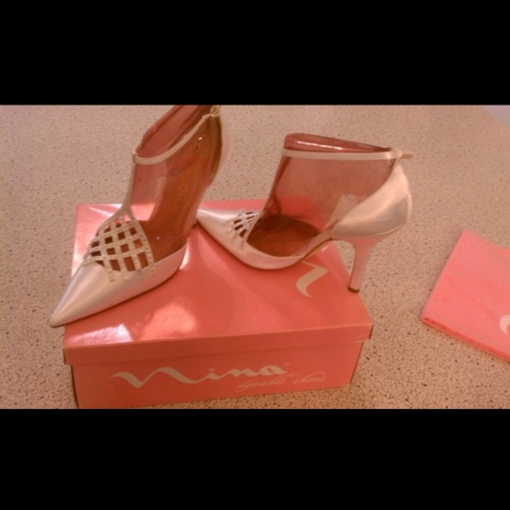 Nina wedding shoes”Just Reduced”